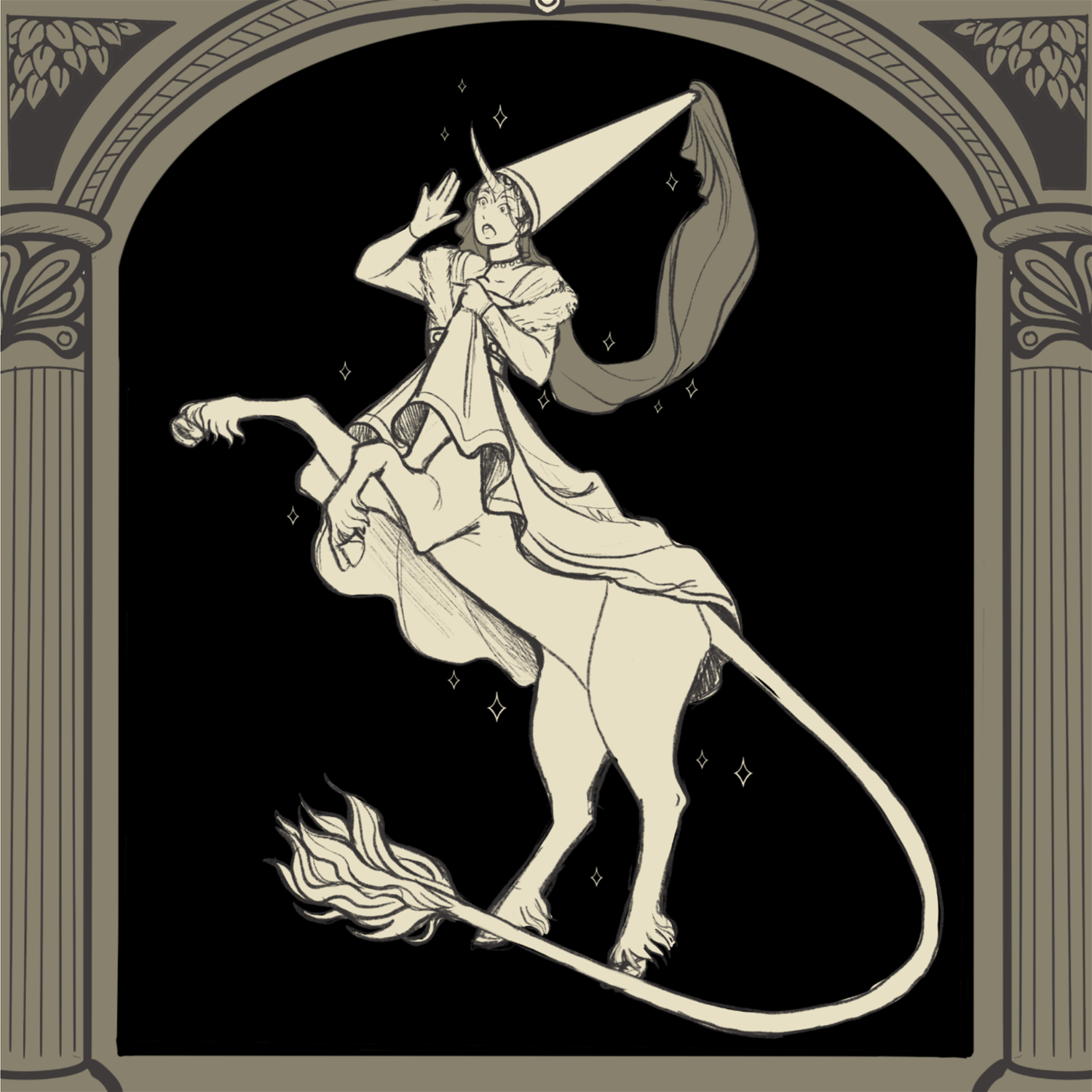 The Maiden Becomes The Unicorn by Mxmaramoose