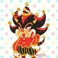 Shadow the clownhog by Nightmaredreamer