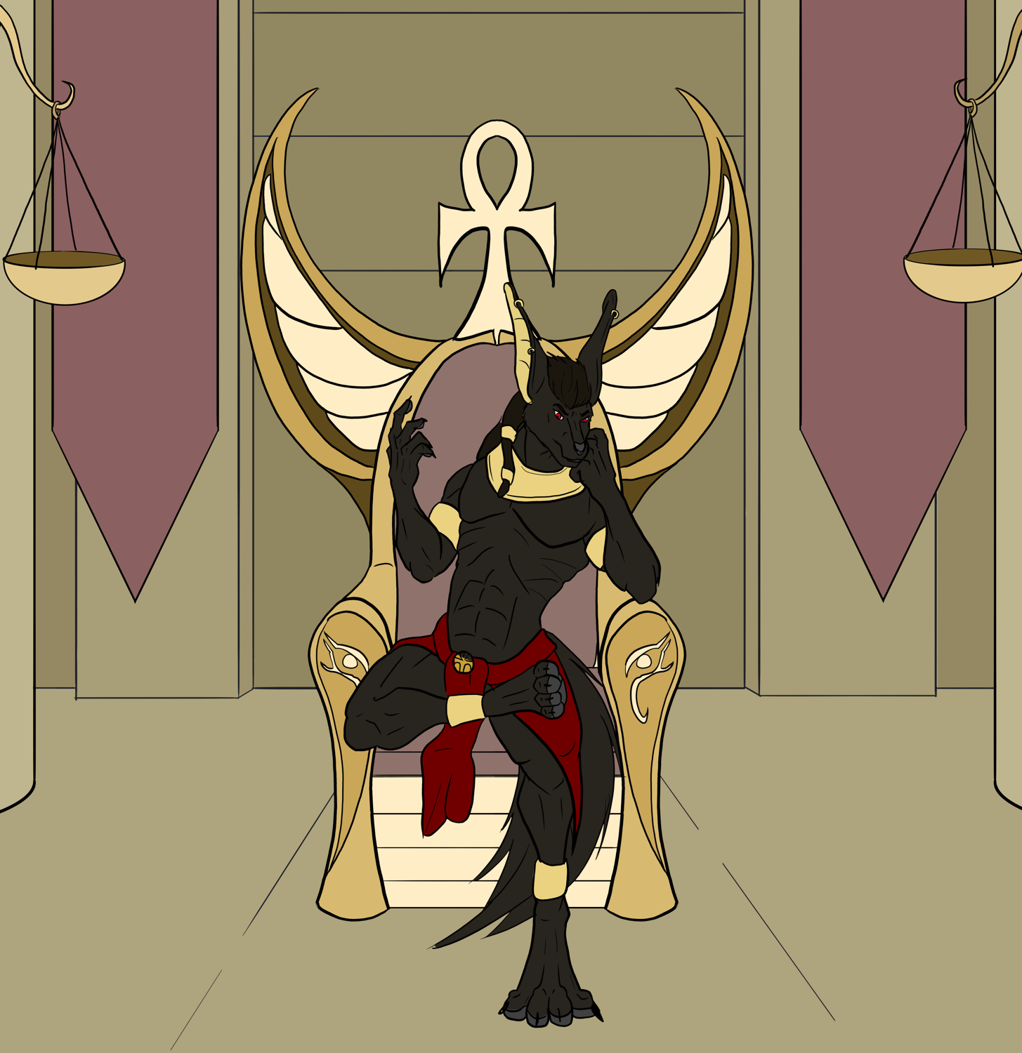 Anubis' Throne by Subject-C