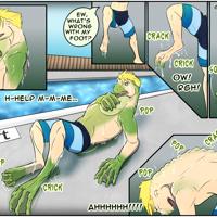 an american werefrog in Cabo by Subject-C