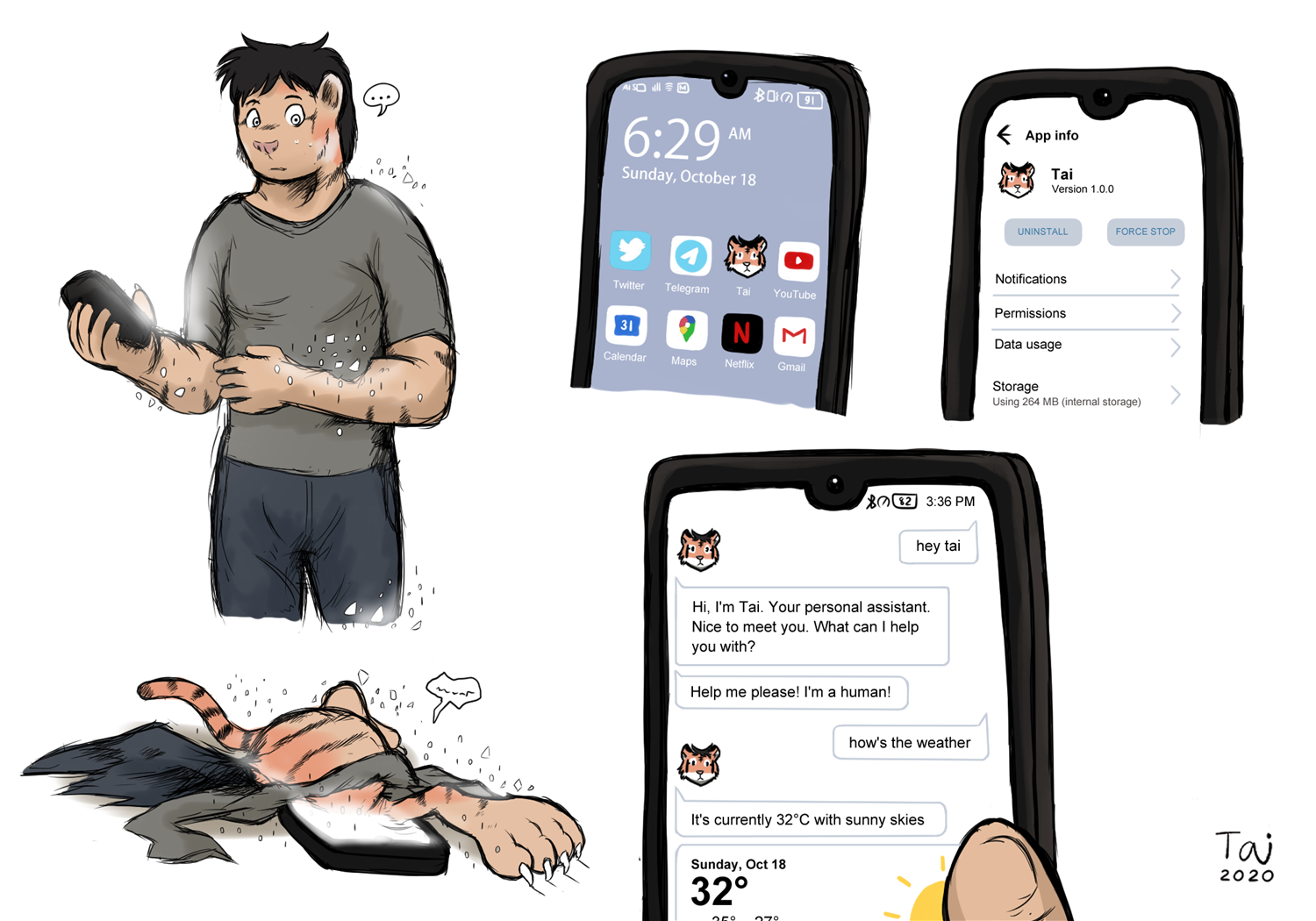 Mobile App by Taitora