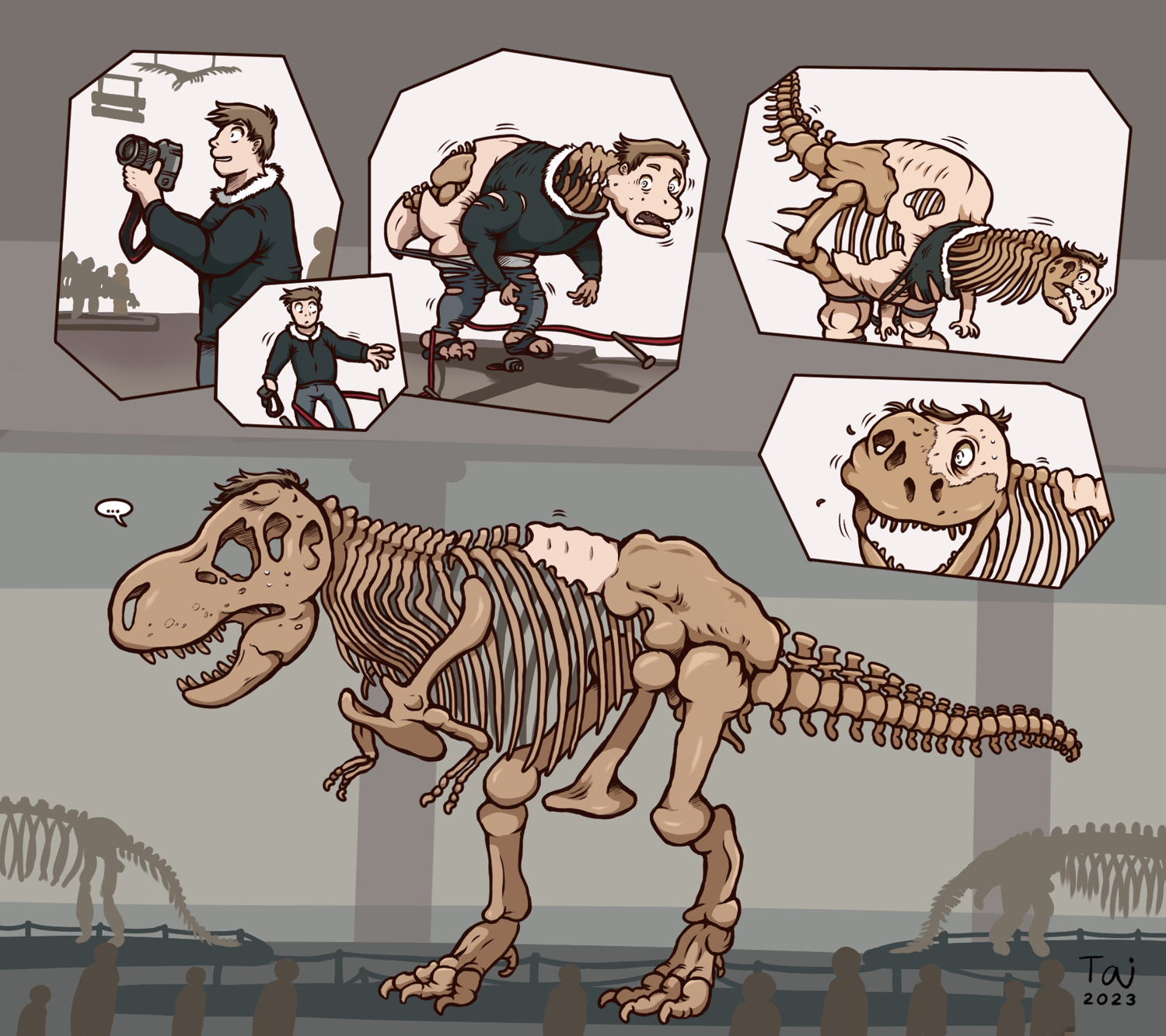 Skeleton Exhibition by Taitora