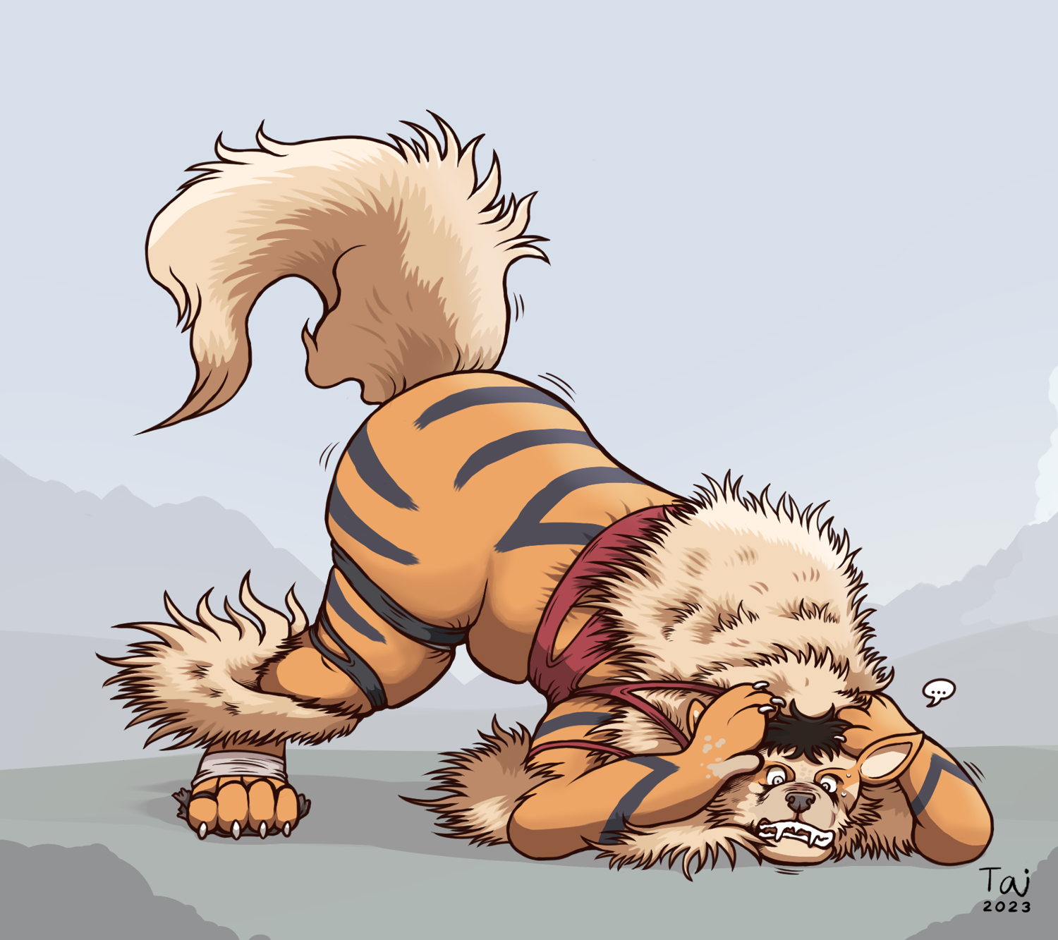 #0059 Arcanine by Taitora