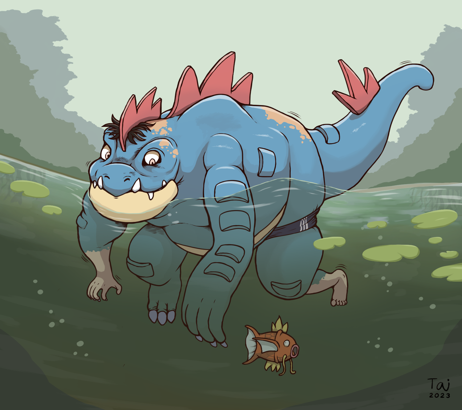 #0160 Feraligatr by Taitora
