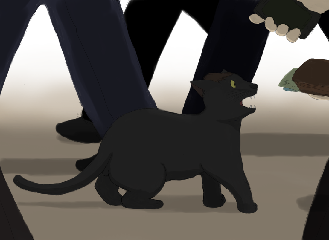 Stray cat by Taitora