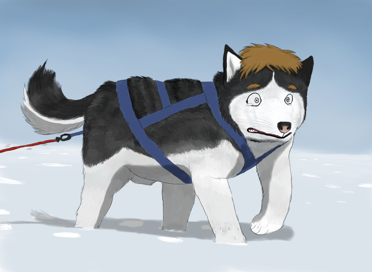 Sled Dog by Taitora