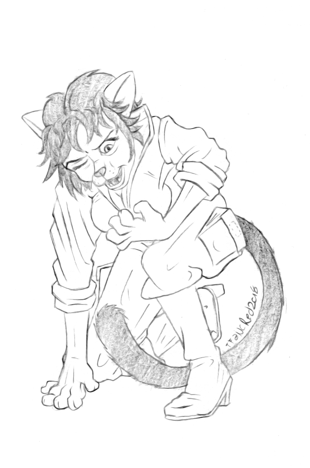 Patreon Sneak Peak - Catwoman From Channel 6 by tfancred