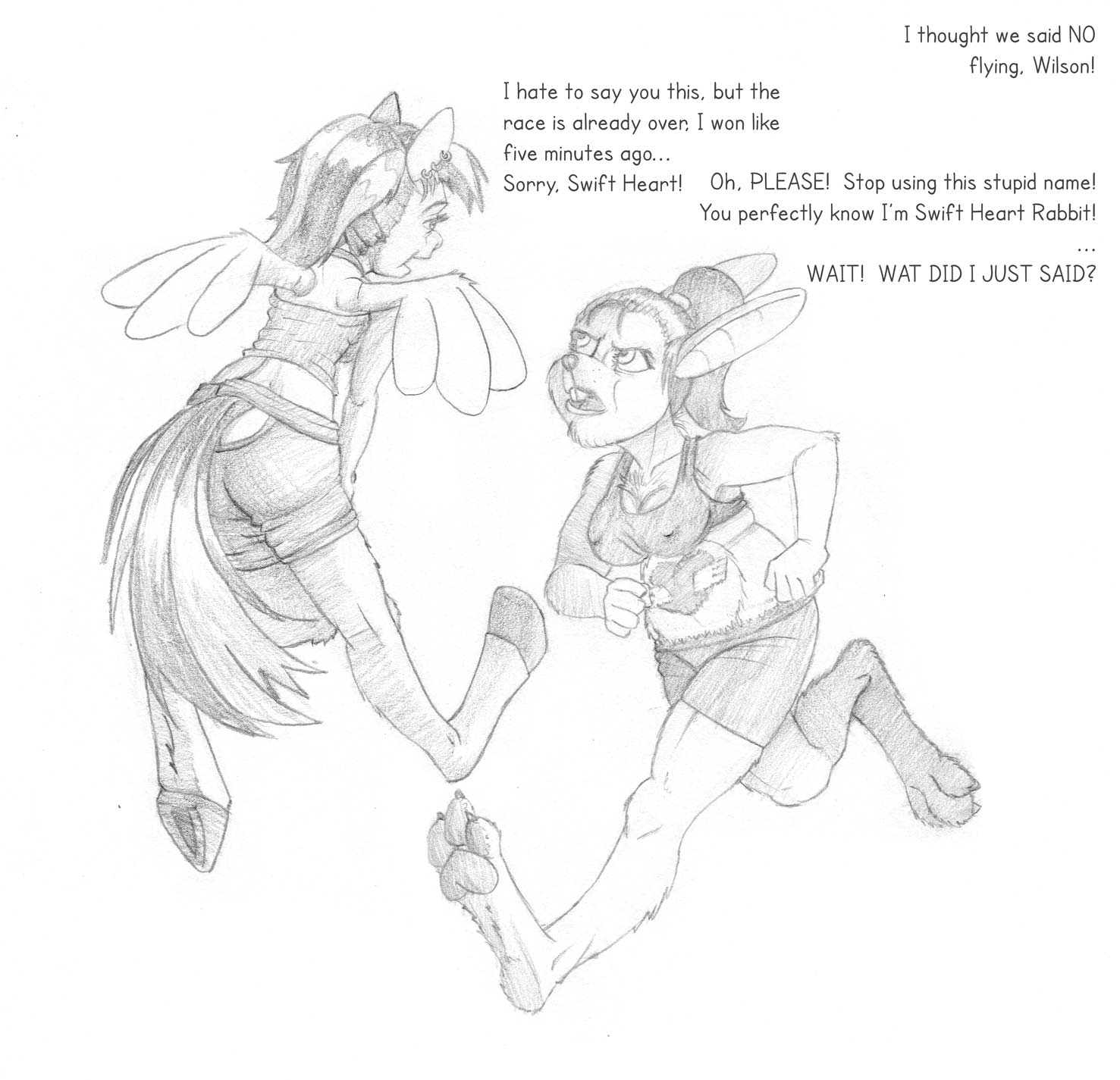 Rainbowdash VS Swifthearth by tfancred
