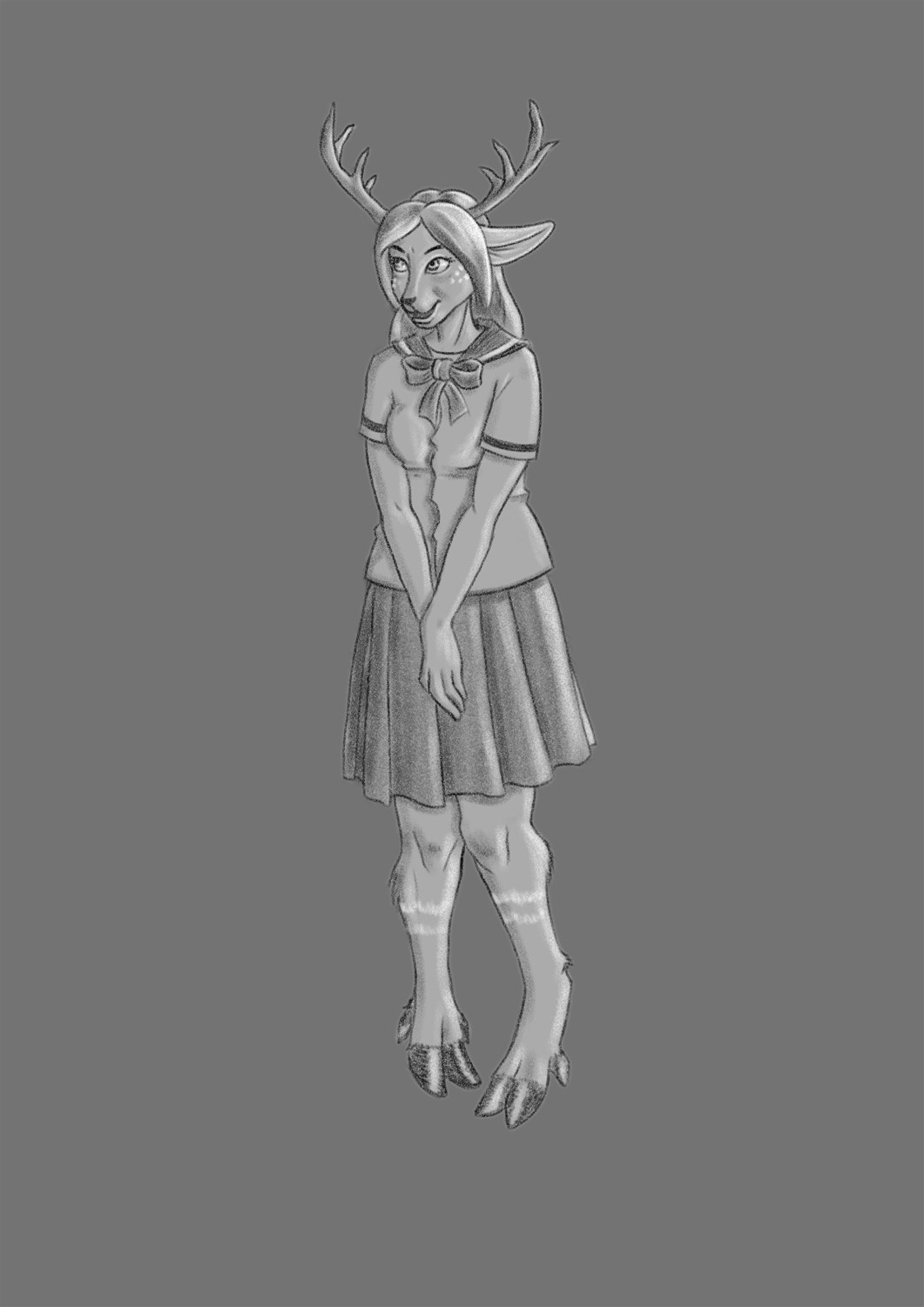 Patreon Sneak Peak - Deer Make Up by tfancred