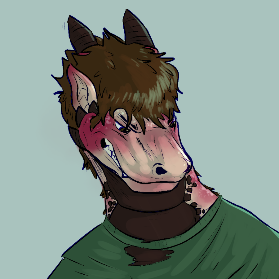 Birthday gift art for Luks_The_Stressed_Doggo by THE COAST IS NEAR