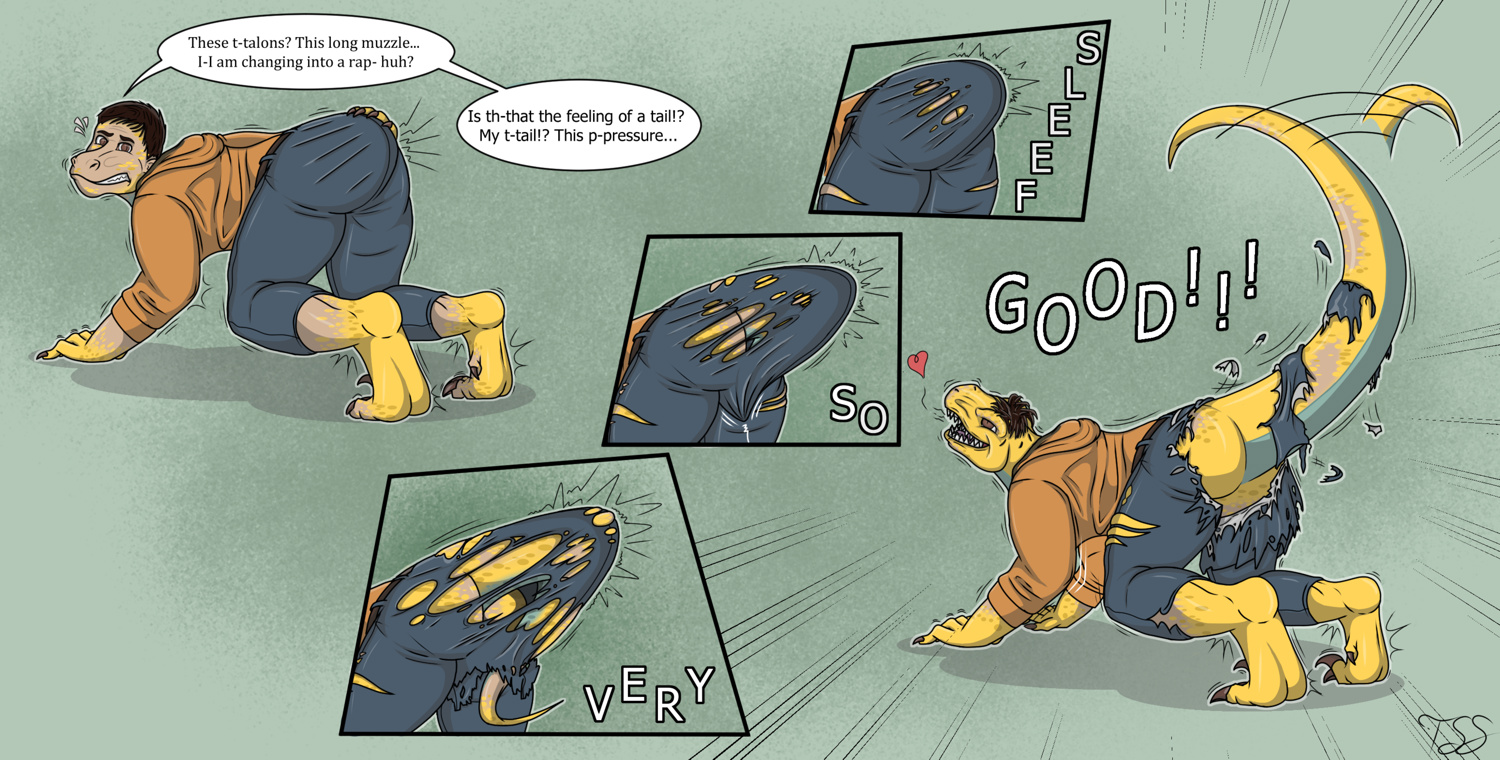 Restraint In The Pants Raptor TF by TheSlickScalie