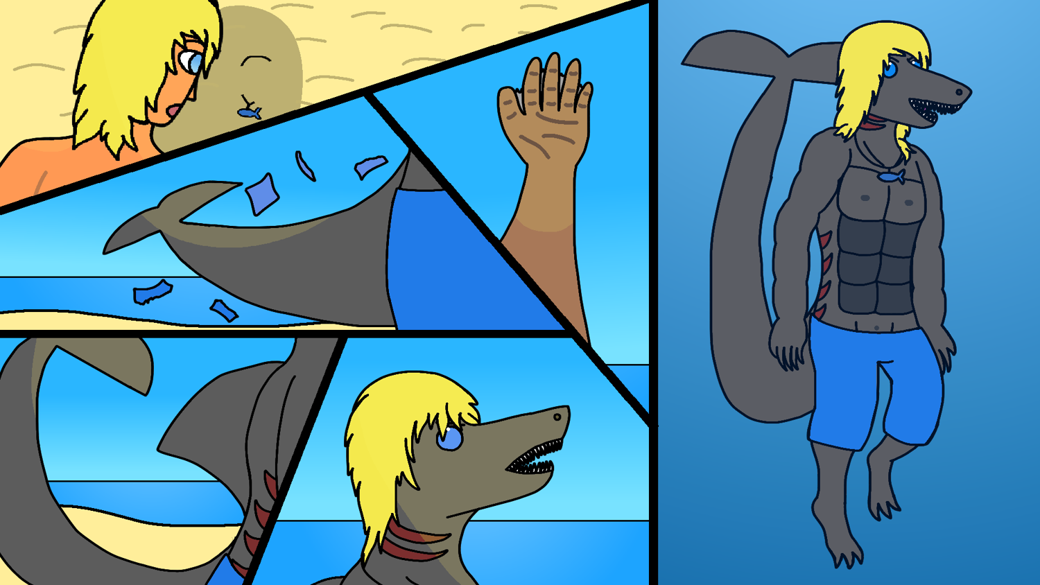 Shark Necklace by Thewriter