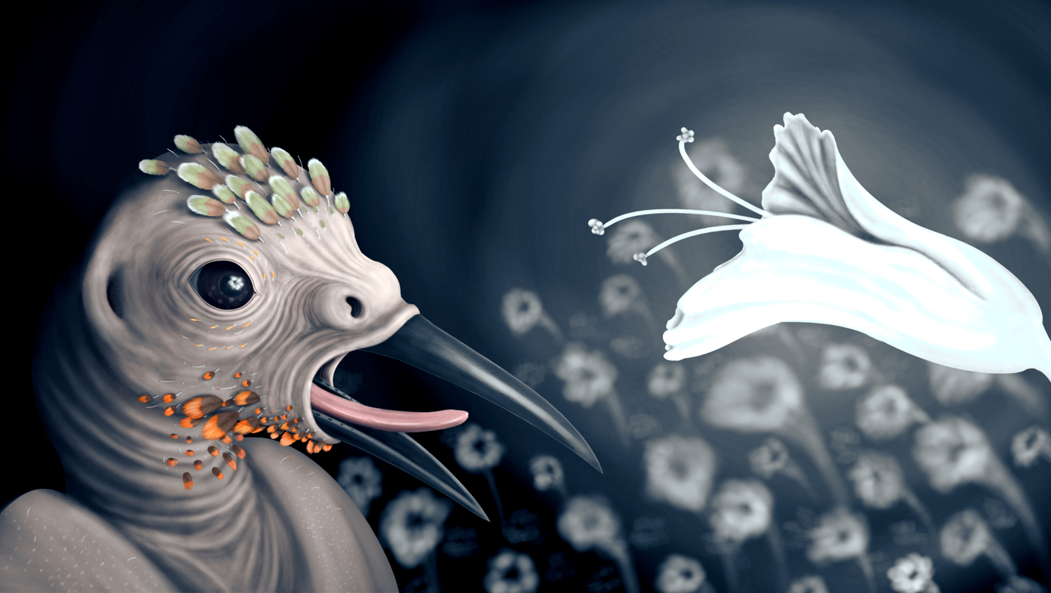 flower very delicious bird yes by ThirdFloorChord