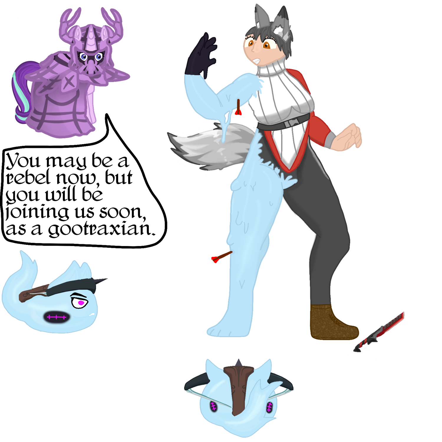 Wolfgirl To Night Fox by Xada