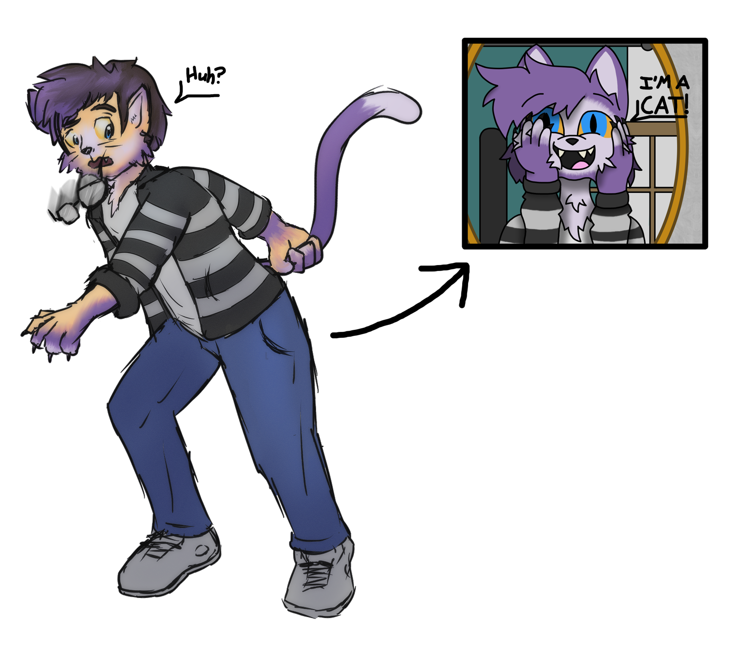 Sudden Felinization by Xxwillowkat